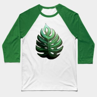 Monstera Leaf Baseball T-Shirt